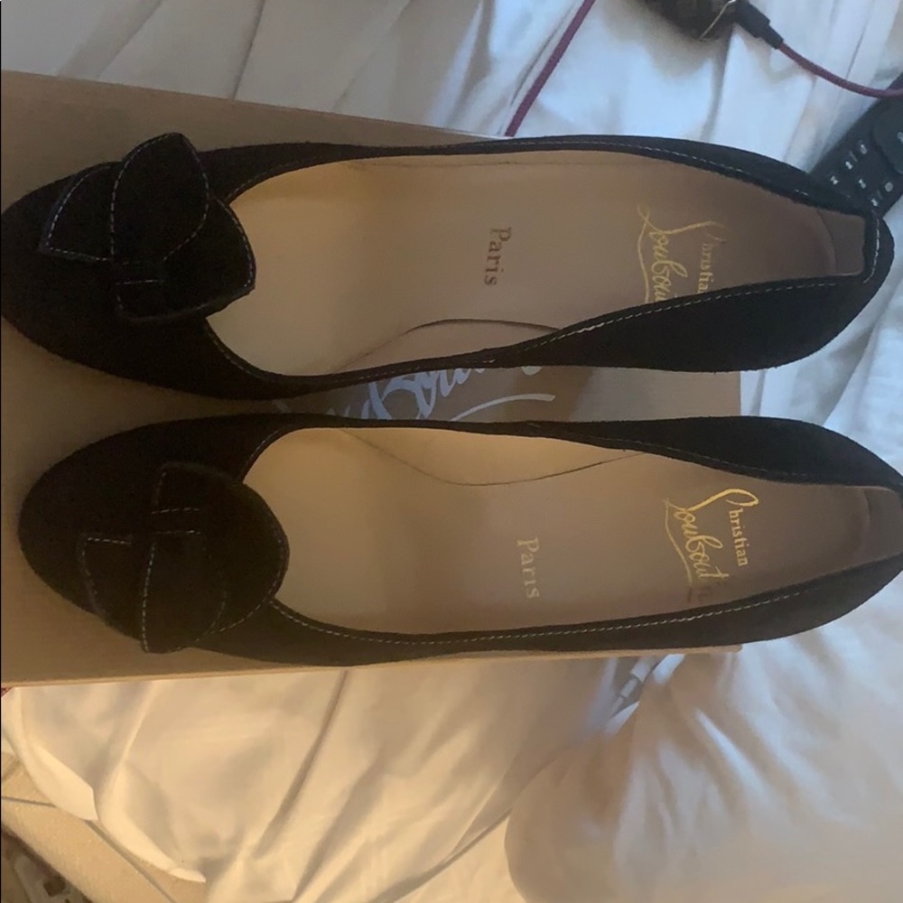 Christian Louboutin Suede Pumps